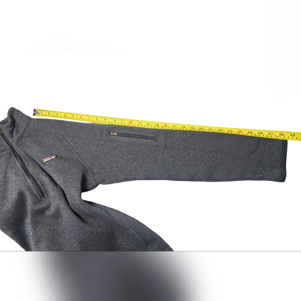 Patagonia Women's Blue Heather 1/4 Zip Pullover Better Sweater Fleece Sz M/L - Picture 7 of 9